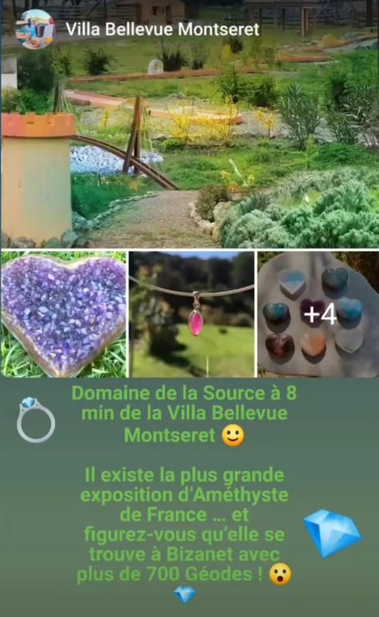 Villa Entiere Bellevue - Balneo - Piscine - Clim Montséret Buitenkant foto